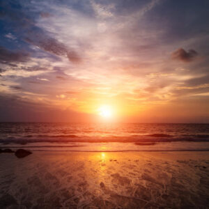 Pôr do sol aleatório